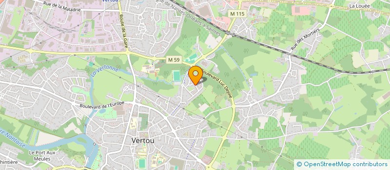 localisation de l'entreprise 977 595 123 à VERTOU