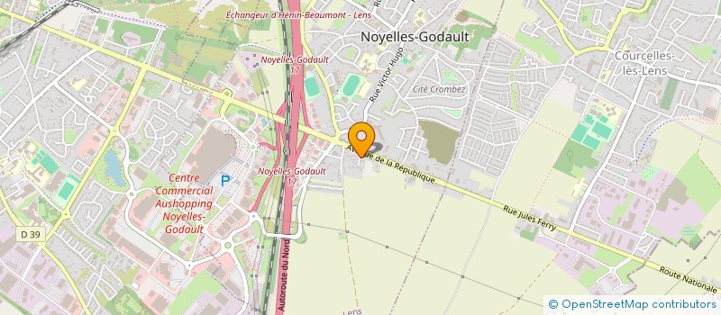 localisation de l'entreprise 977 597 673   NOYELLES-GODAULT