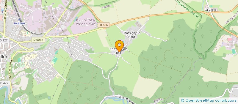 localisation de l'entreprise 977 601 152   AVALLON