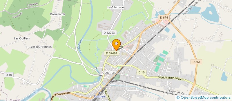 localisation de l'entreprise 977 615 590   COUTRAS