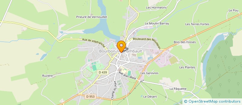 localisation de l'entreprise 977 663 400   BOURBON-L'ARCHAMBAULT