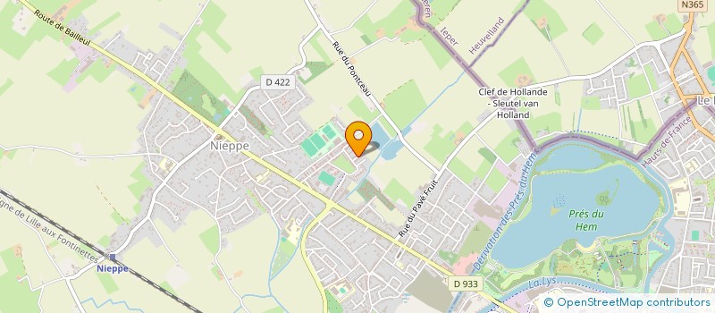 localisation de l'entreprise 977 725 340   NIEPPE