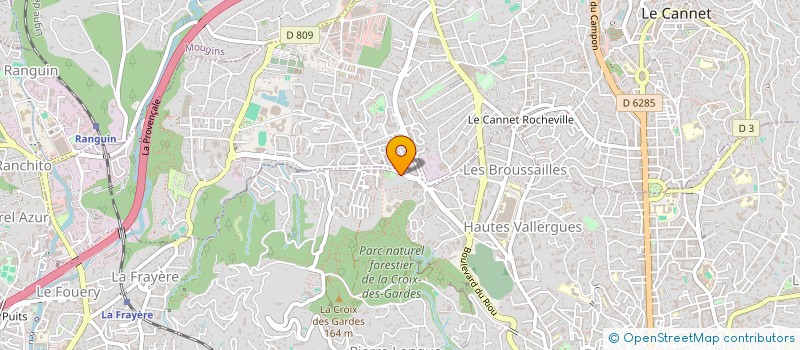 localisation de l'entreprise 977 765 635 à CANNES