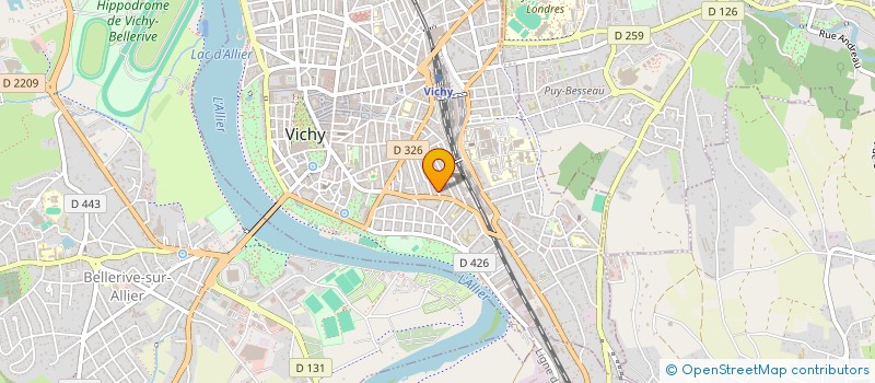 localisation de l'entreprise 977 770 551 à VICHY