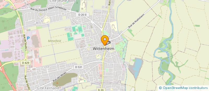 localisation de l'entreprise 977 794 809   WITTENHEIM