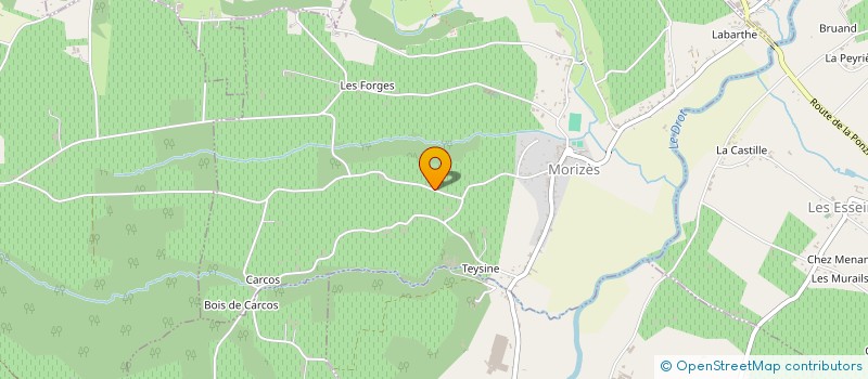 localisation de l'entreprise 977 861 210   LOUPIAC-DE-LA-REOLE