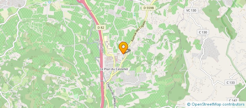 localisation de l'entreprise 977 876 184   LE CASTELLET