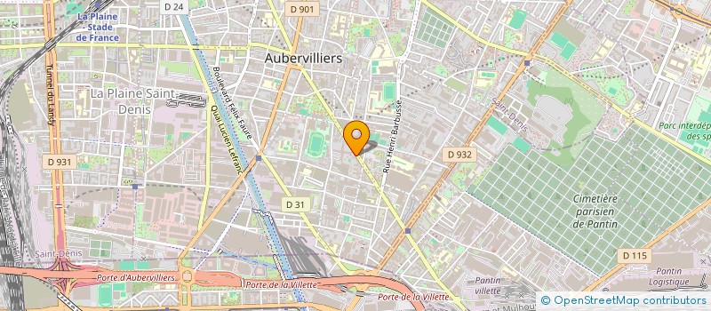 localisation de l'entreprise 977 921 535   AUBERVILLIERS