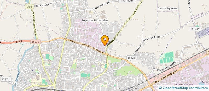 localisation de l'entreprise 977 983 022 à MOURS-SAINT-EUSEBE