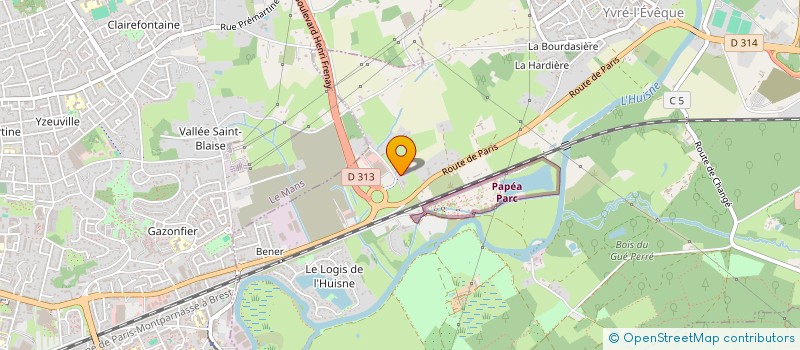 localisation de l'entreprise 978 007 011   YVRE-L'EVEQUE