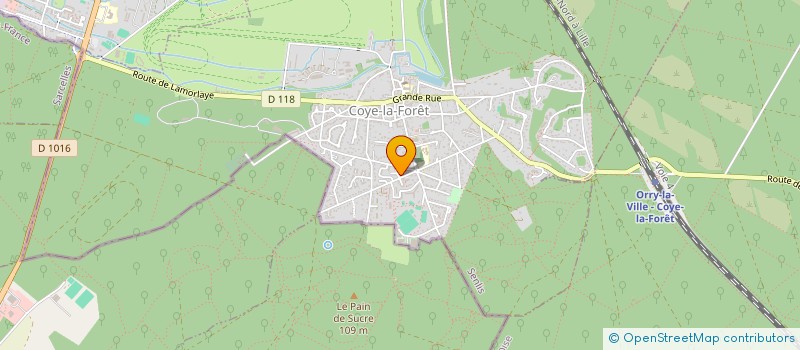 localisation de l'entreprise 978 029 338   COYE-LA-FORET