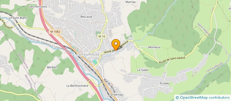 localisation de l'entreprise 978 052 256   SAINT-JUST-SAINT-RAMBERT