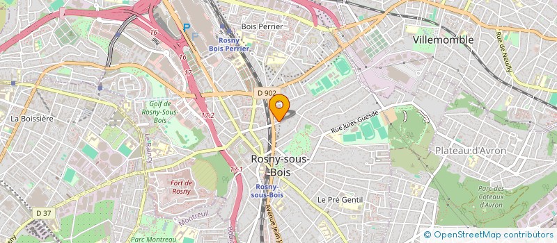 localisation de l'entreprise 978 103 497 à ROSNY-SOUS-BOIS