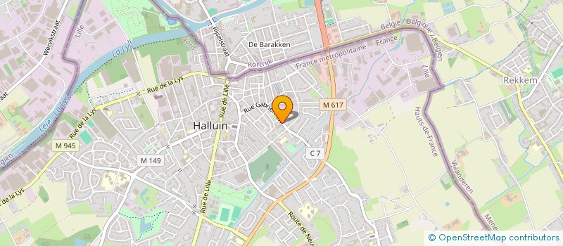 localisation de l'entreprise 978 147 338   HALLUIN