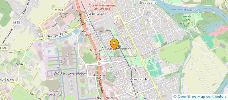 localisation de l'entreprise 978 170 025   BEAUZELLE