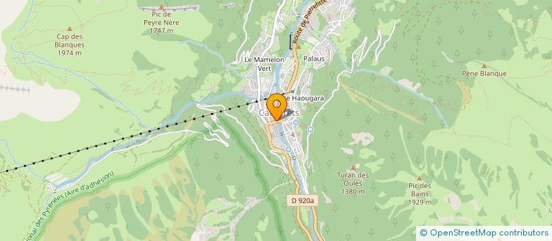 localisation de l'entreprise 978 188 019   CAUTERETS