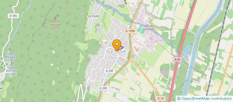 localisation de l'entreprise 978 317 477   LE TOUVET