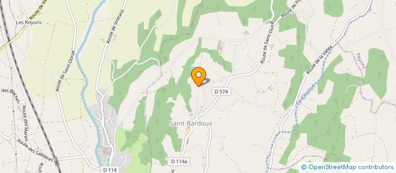 localisation de l'entreprise 978 343 952   SAINT-BARDOUX
