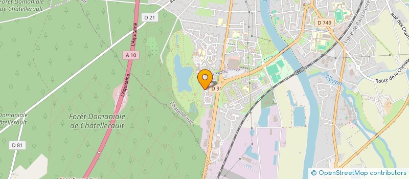 localisation de l'entreprise 978 405 470   CHATELLERAULT