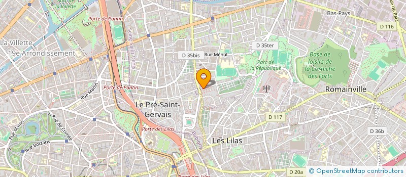 localisation de l'entreprise 978 447 118 à PANTIN