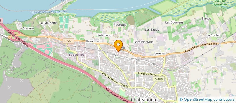 localisation de l'entreprise 978 463 842   CHATEAUNEUF-LES-MARTIGUES