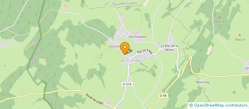 localisation de l'entreprise 978 482 305   LES COMBES