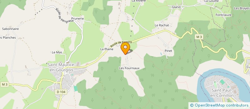 localisation de l'entreprise 978 482 339   SAINT-MAURICE-EN-GOURGOIS