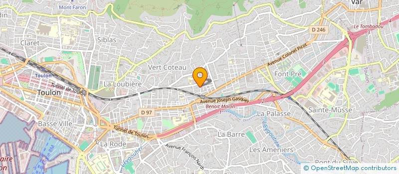 localisation de l'entreprise 978 489 706   TOULON