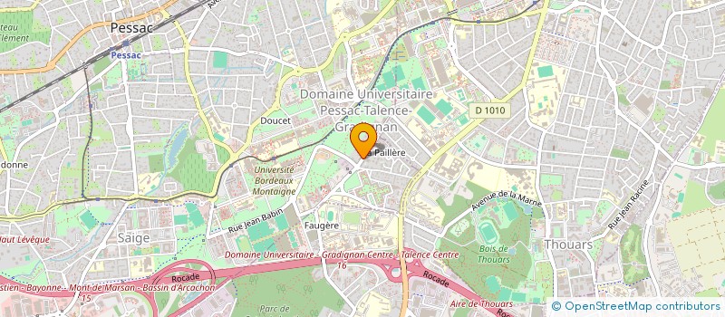 localisation de l'entreprise 978 498 533   PESSAC