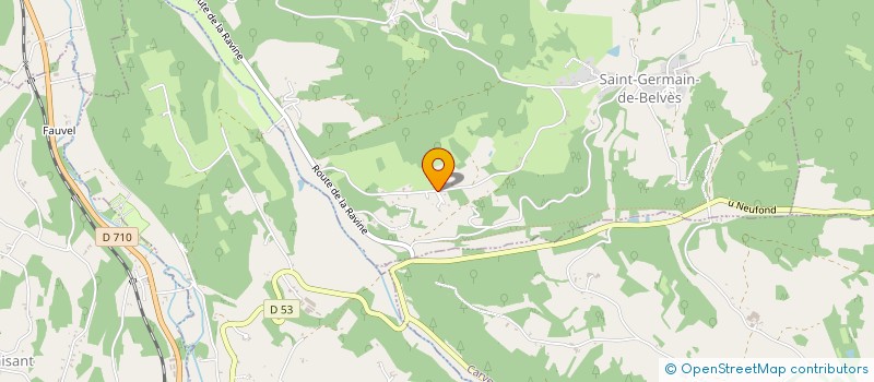 localisation de l'entreprise 978 555 423   SAINT-GERMAIN-DE-BELVES