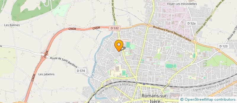 localisation de l'entreprise 978 701 621   ROMANS-SUR-ISERE