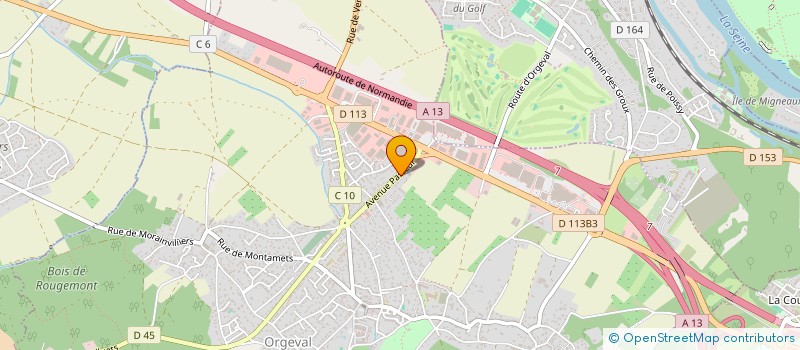 localisation de l'entreprise 978 706 521   ORGEVAL