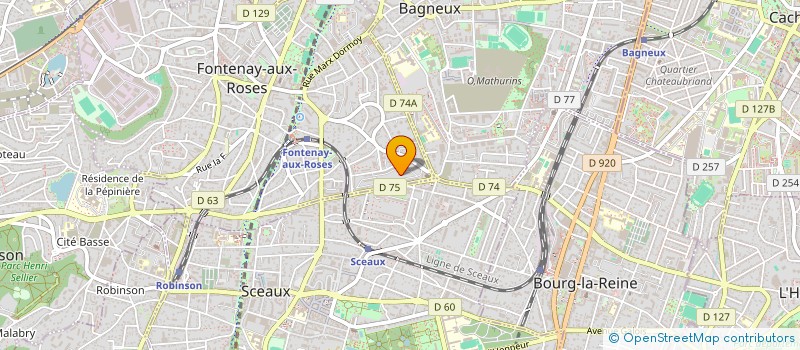 localisation de l'entreprise 978 727 121  à FONTENAY-AUX-ROSES