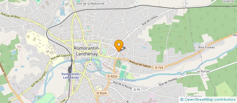 localisation de l'entreprise 978 788 610   CHAUMONT-SUR-THARONNE