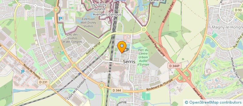 localisation de l'entreprise 978 840 908   SERRIS