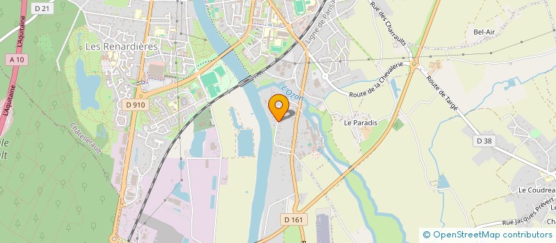 localisation de l'entreprise 978 841 112   CHATELLERAULT