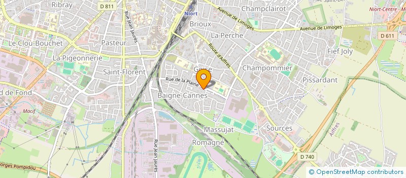 localisation de l'entreprise 978 843 787   NIORT