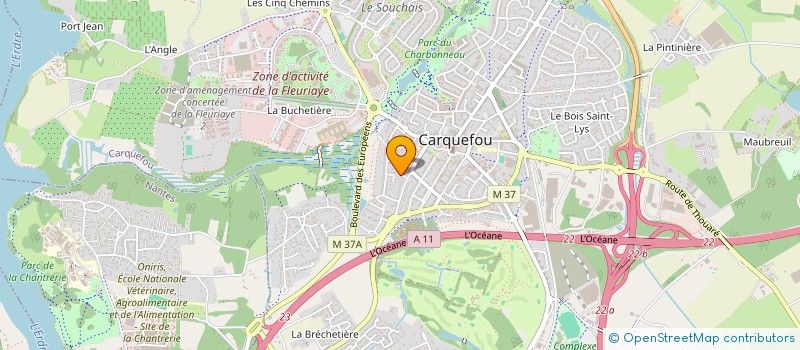 localisation de l'entreprise 978 885 283 à CARQUEFOU