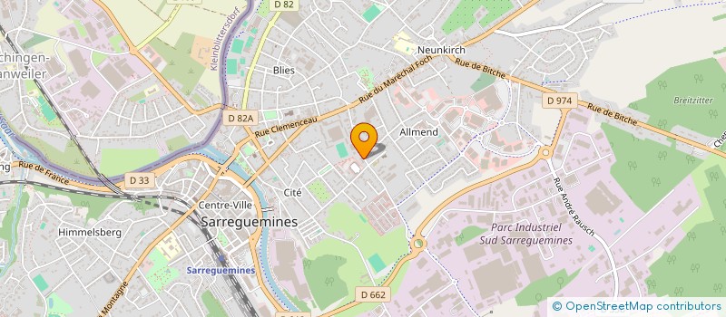 localisation de l'entreprise 979 017 878   SARREGUEMINES