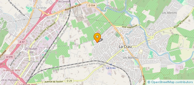 localisation de l'entreprise 979 040 037   LA CRAU