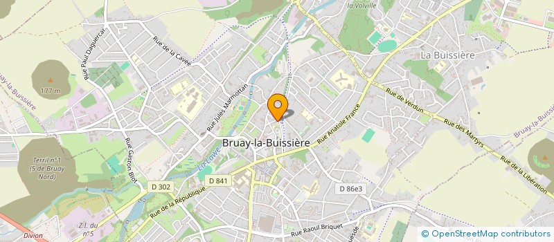 localisation de l'entreprise 979 057 122 à BRUAY-LA-BUISSIERE