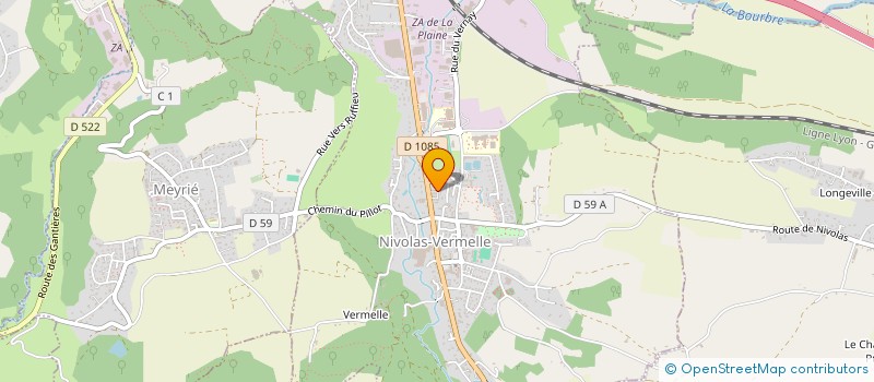 localisation de l'entreprise 979 147 246 à NIVOLAS-VERMELLE