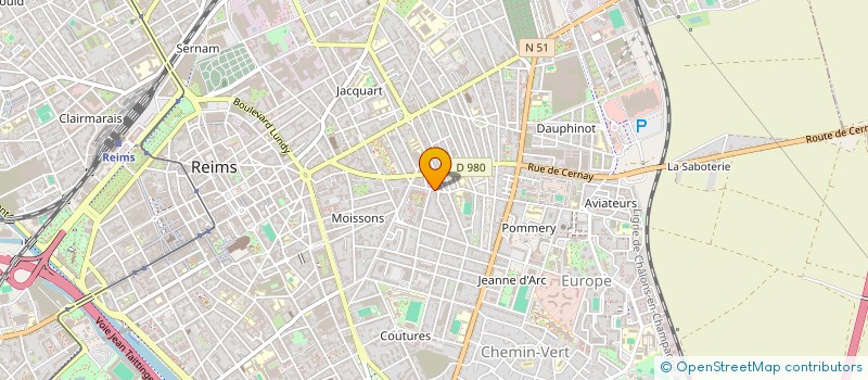 localisation de l'entreprise 979 191 020   REIMS