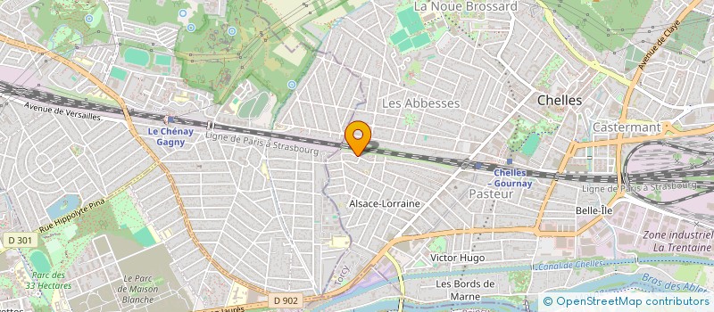 localisation de l'entreprise 979 211 265   CHELLES