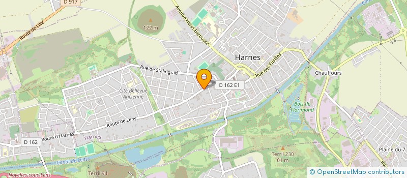 localisation de l'entreprise 979 230 695 à HARNES