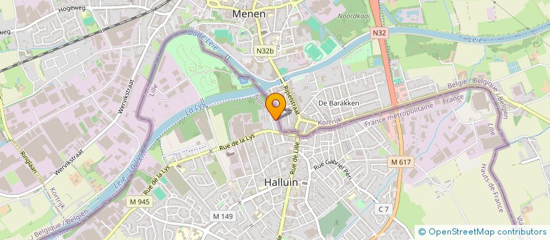 localisation de l'entreprise 979 238 201   HALLUIN