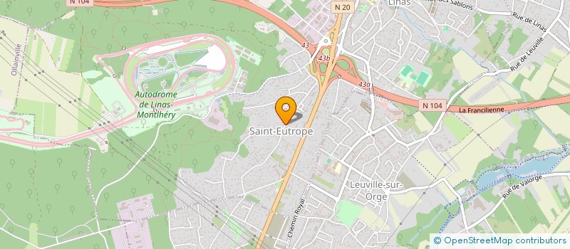 localisation de l'entreprise 979 257 235   LINAS