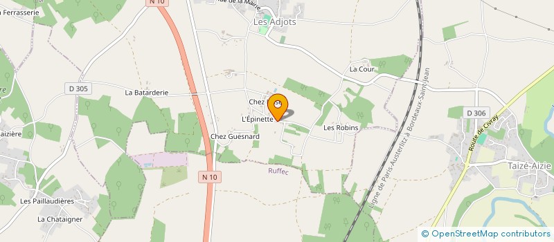 localisation de l'entreprise 979 395 126 à LES ADJOTS