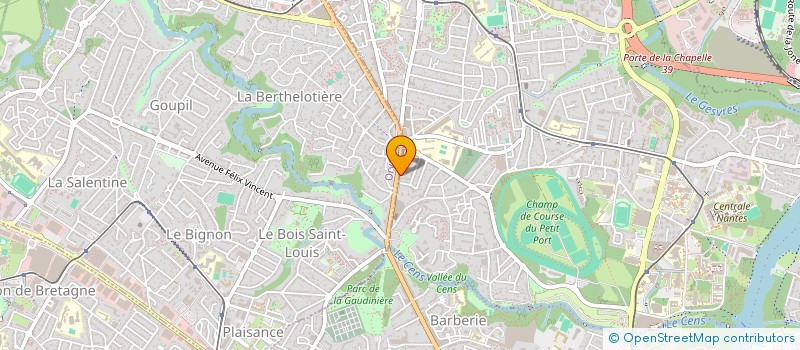 localisation de l'entreprise 979 402 401   CHATEAU-THEBAUD