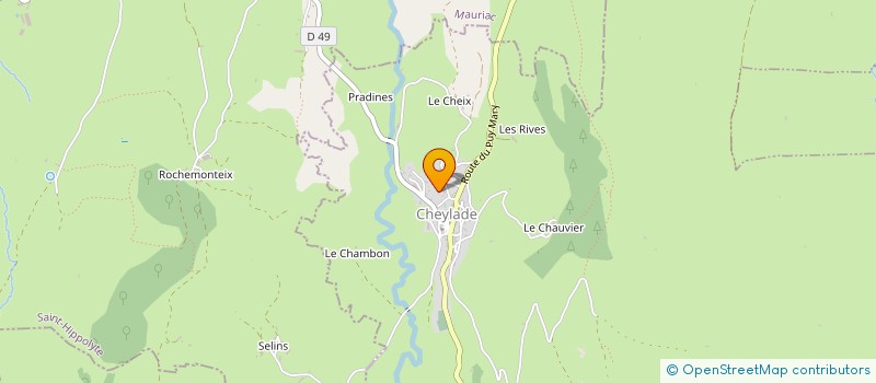 localisation de l'entreprise 979 649 431 à CHEYLADE